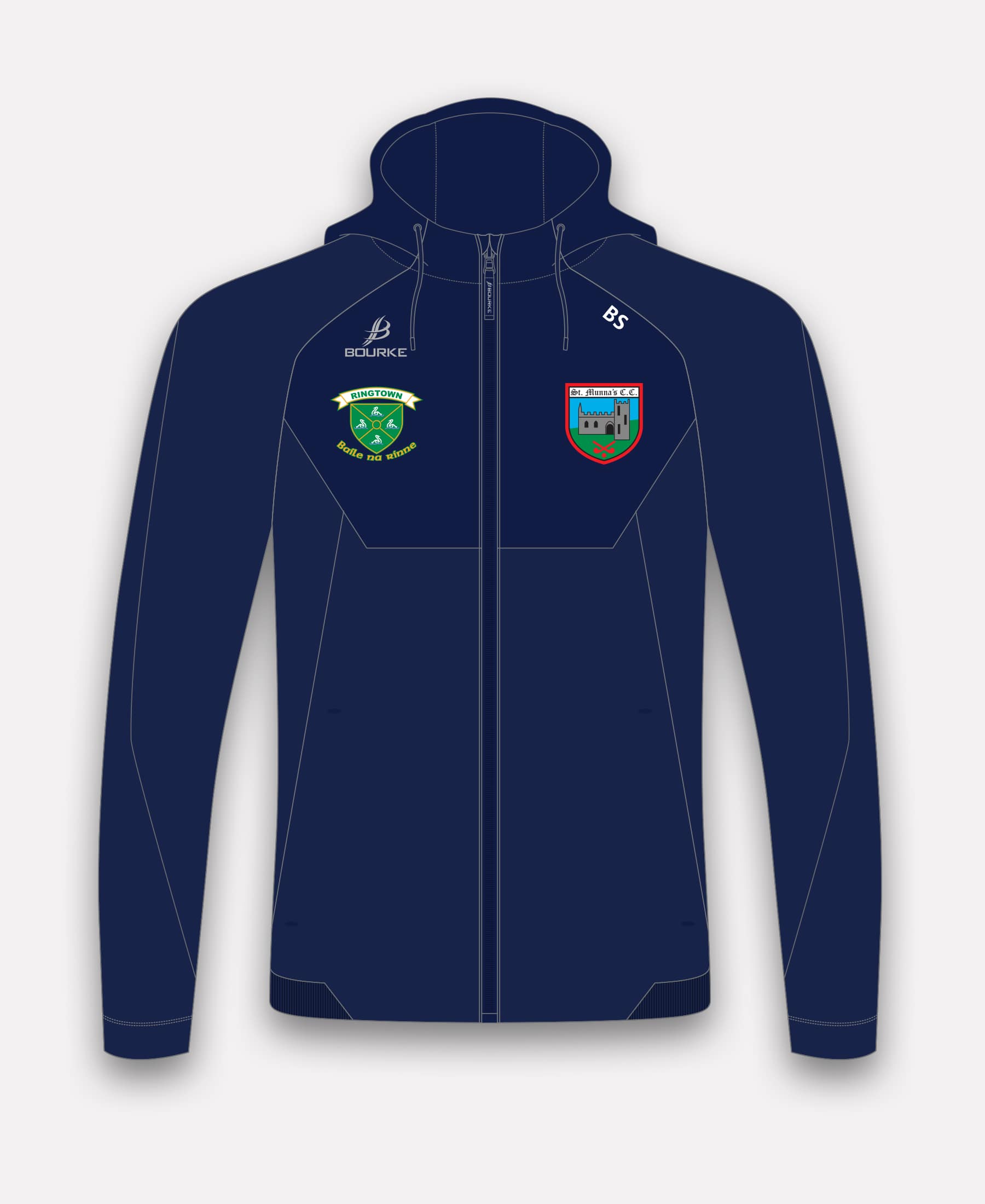 St Munnas-Ringtown Camogie BARR Hoody (Navy)