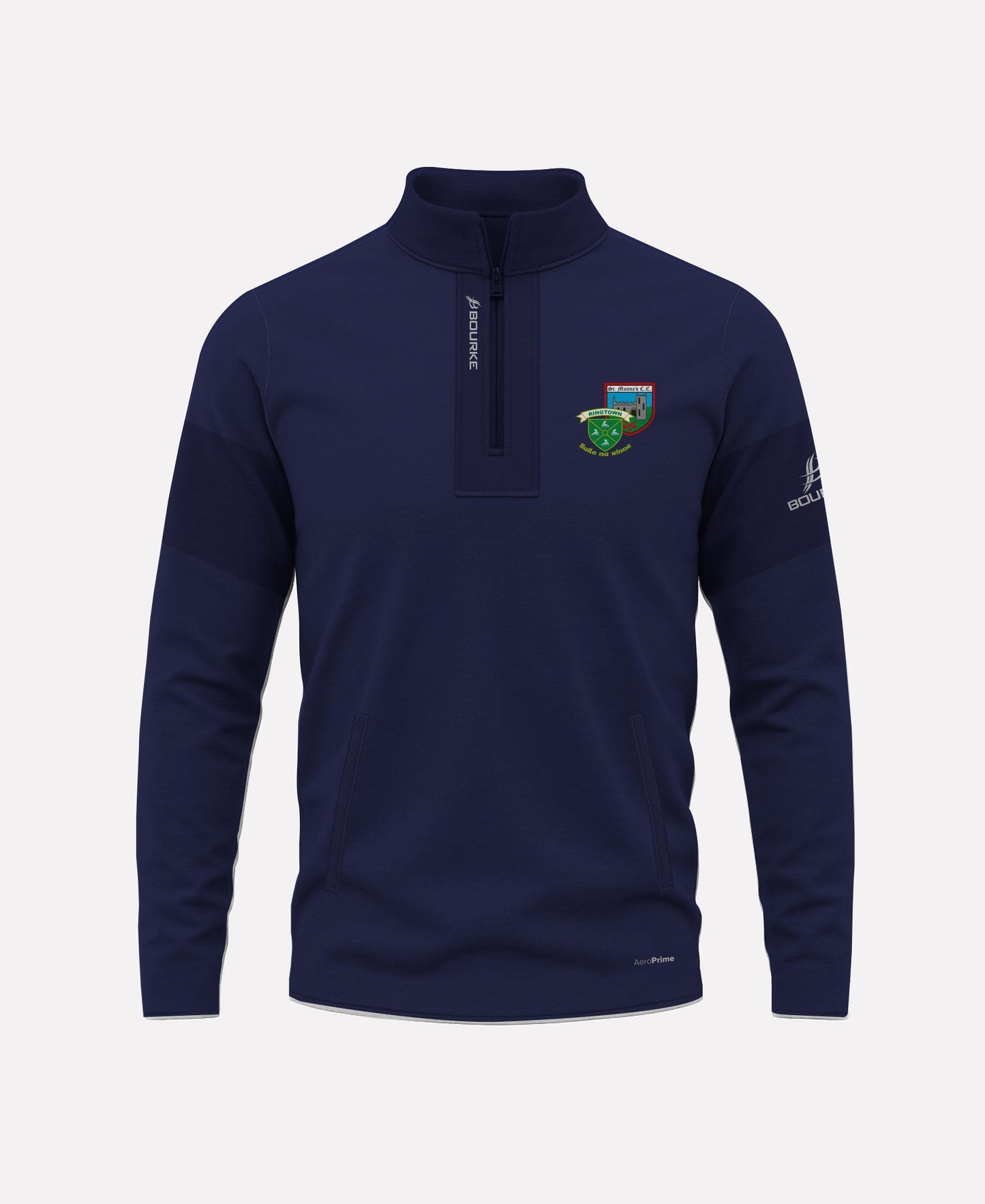St Munnas-Ringtown Camogie TEASRA Half Zip (Navy)