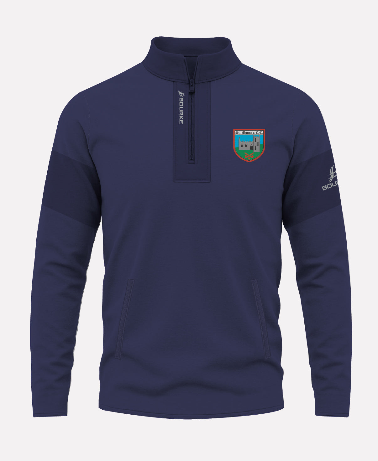 St Munnas Camogie Westmeath TEASRA Half Zip (Navy)