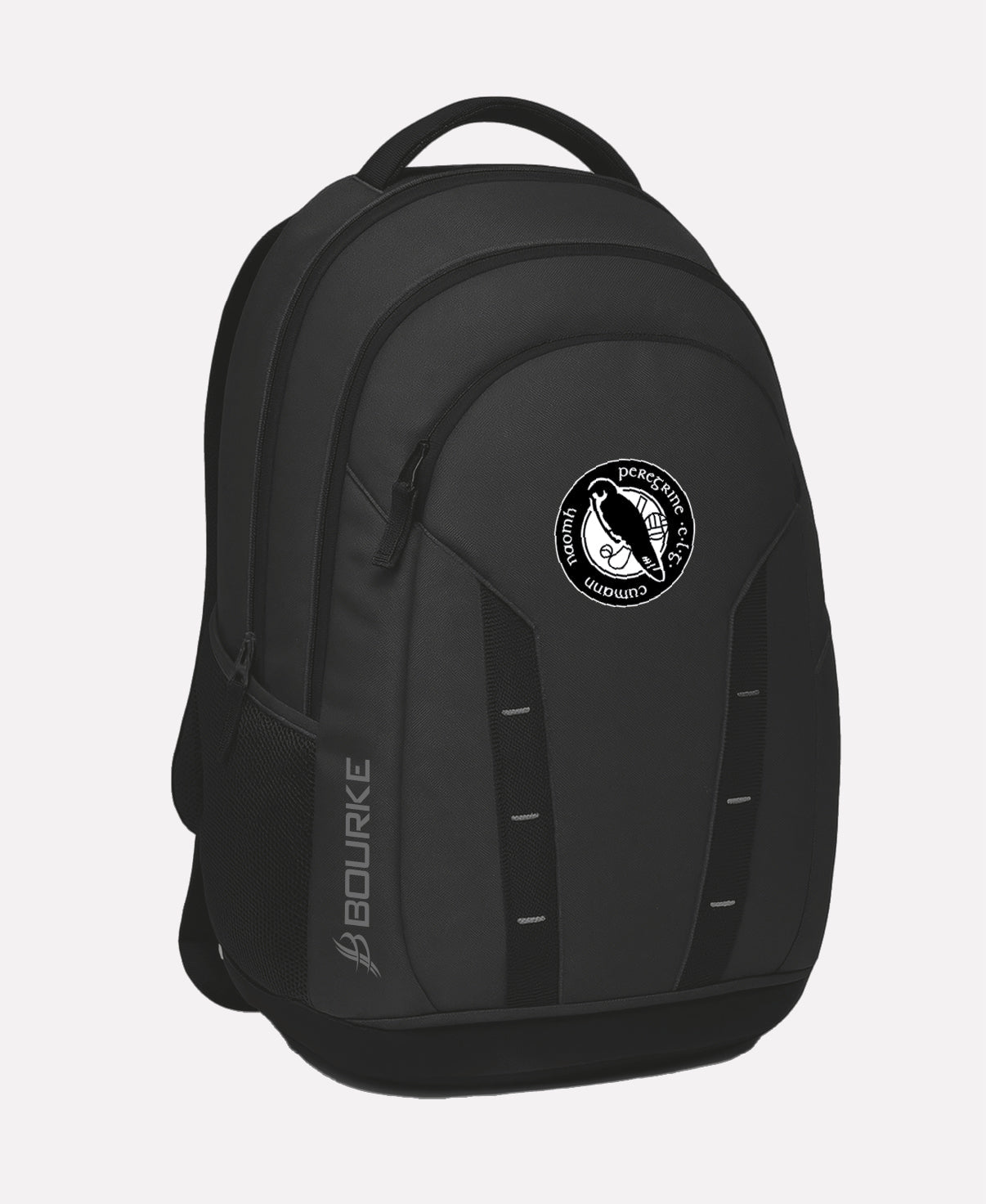 St Peregrines GAA CROGA Backpack (Black) – Bourke Sports (.COM) Website