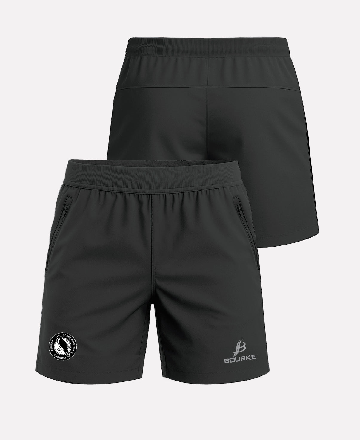 St Peregrines GAA FORTIS Gym Shorts (Black)