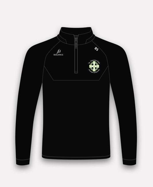 St Vincents Westmeath GAA BARR Half Zip (Black)