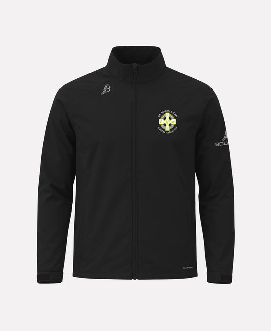 St. Vincents Westmeath GAA TEASRA Waterproof Jacket (Black)