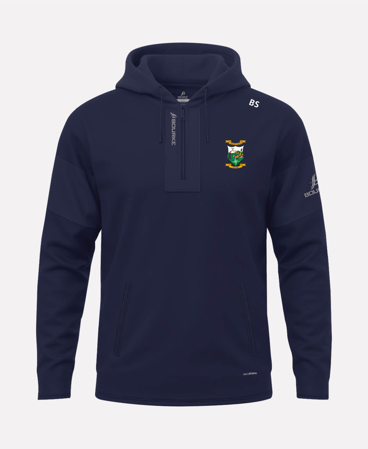 St Brigids Camogie (Laois) TEASRA Half Zip Hoodie (Navy)