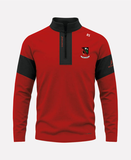 St Kevins GAA TEASRA Half Zip (Black/Red)