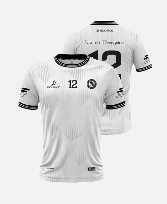 St Peregrines GAA Training Jersey (White/Black)