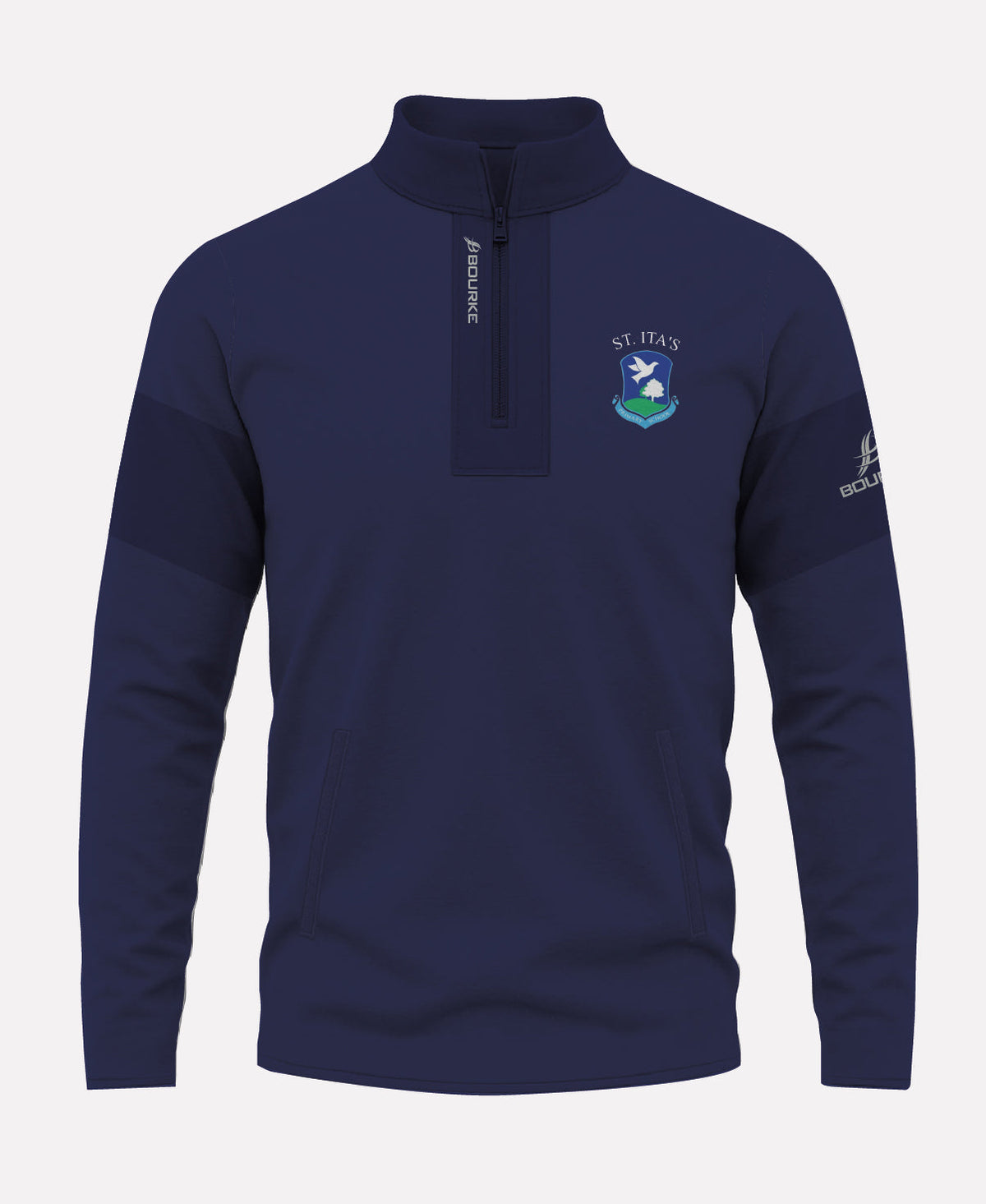 St Itas PS Belfast TEASRA Half Zip (Navy)