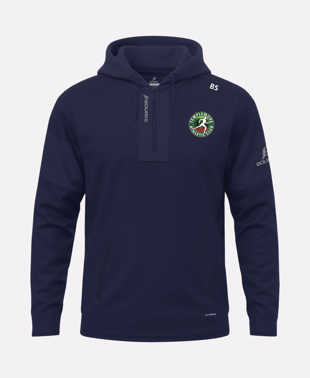 Templemore AC TEASRA Half Zip Hoodie (Navy)