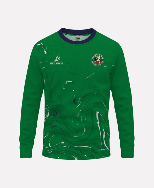 Templemore AC Warm Up Crew Neck (Green/Navy/White)