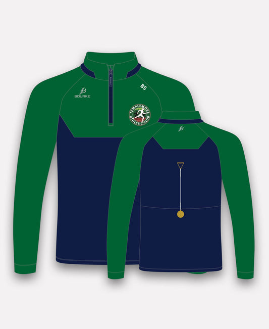 Templemore AC HAMMER THROW BARR Half Zip (Navy/Green)