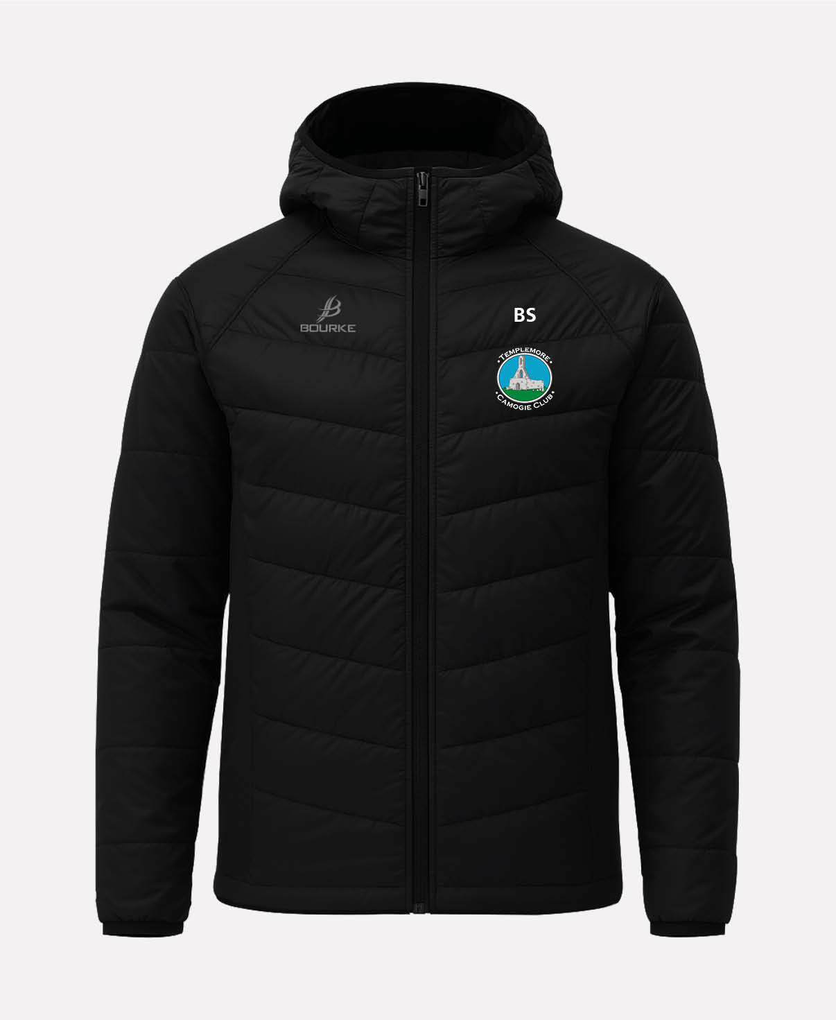 Templemore Camogie FORTIS Hooded Jacket (Black)