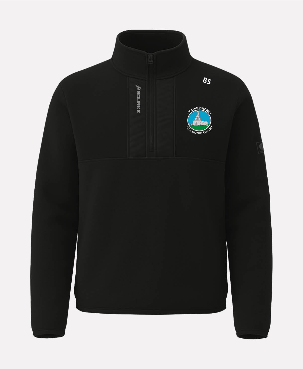 Templemore Camogie TEASRA Half Zip Fleece (Black)