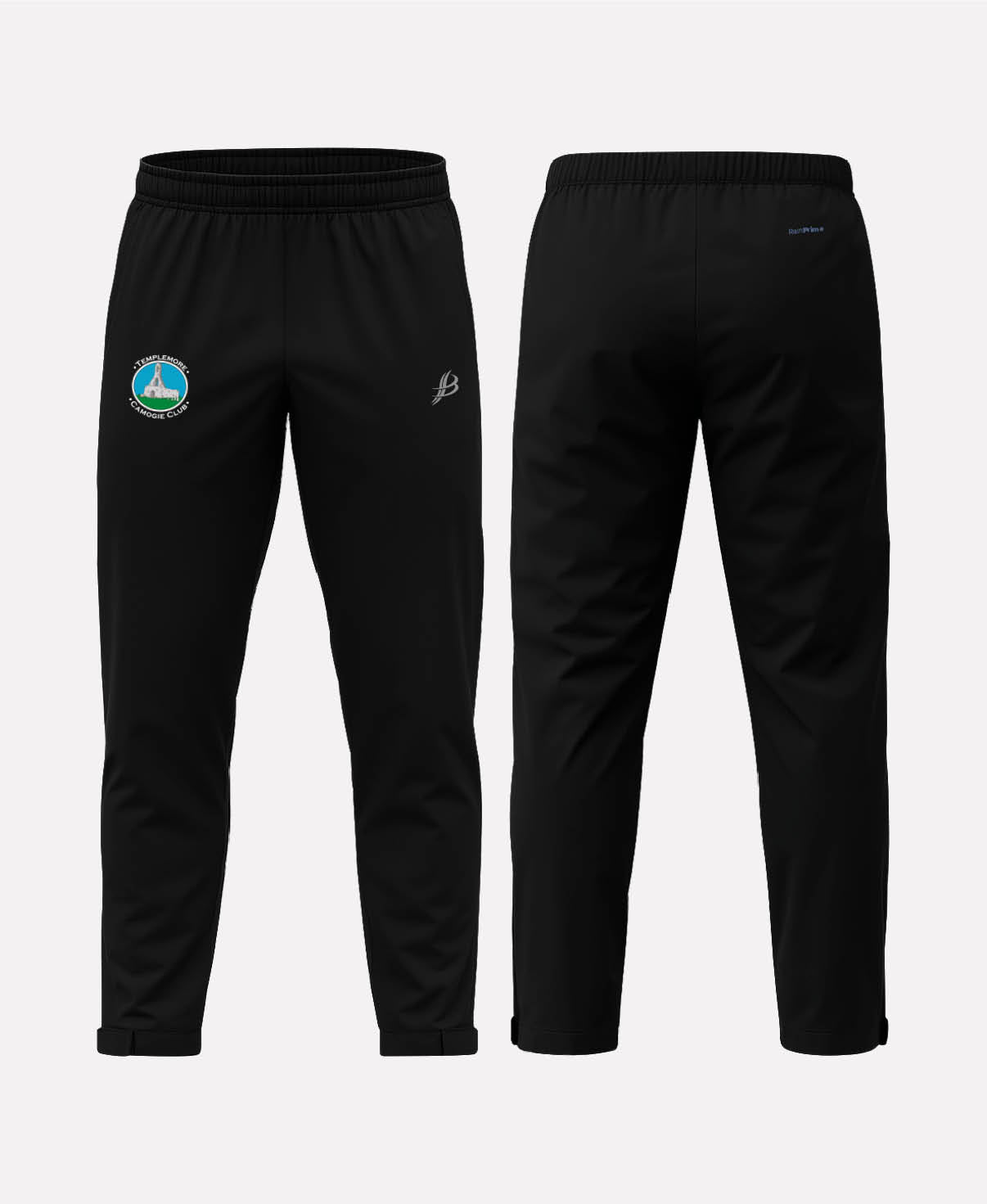 Templemore Camogie TEASRA Waterproof Pants (Black)