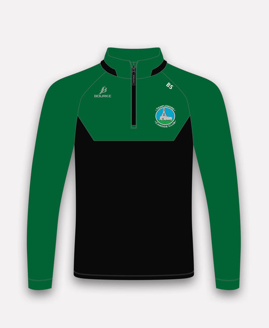 Templemore Camogie BARR Half Zip (Black/Green)