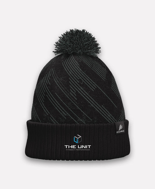 The Unit Gym BARR Bobble Hat (Black/Grey)