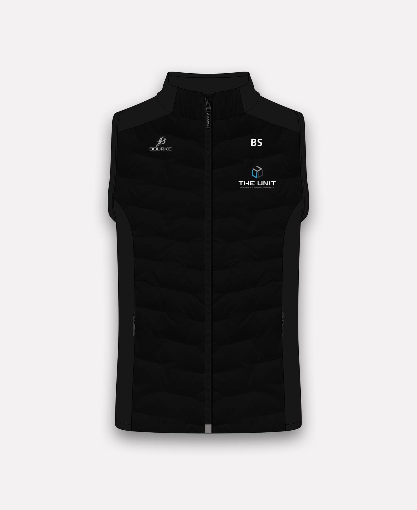 The Unit Gym Croga Hybrid Gilet (Black)