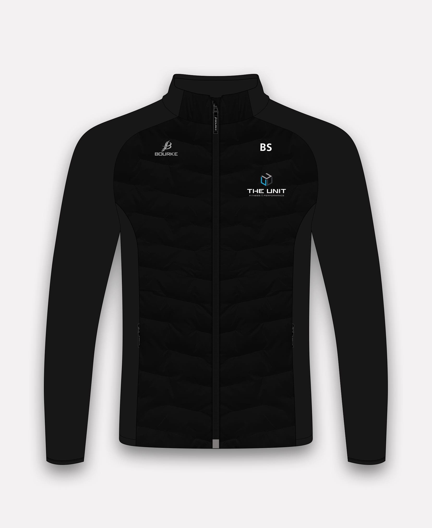 The Unit Gym Croga Hybrid Jacket (Black)