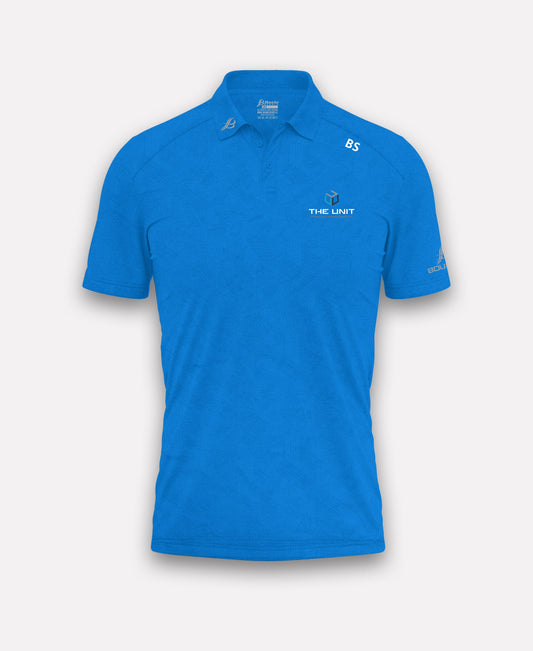 The Unit Gym BARR Polo Shirt (Blue)