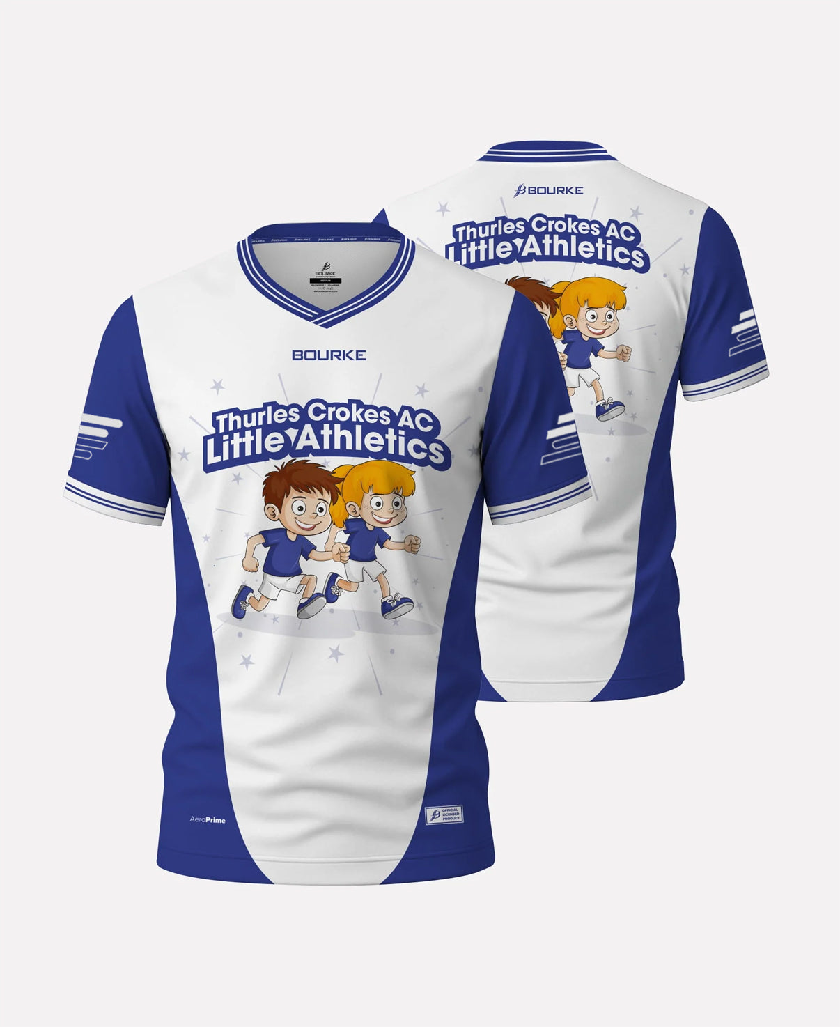 Thurles Crokes AC Little Athletics Jersey (White/Blue)