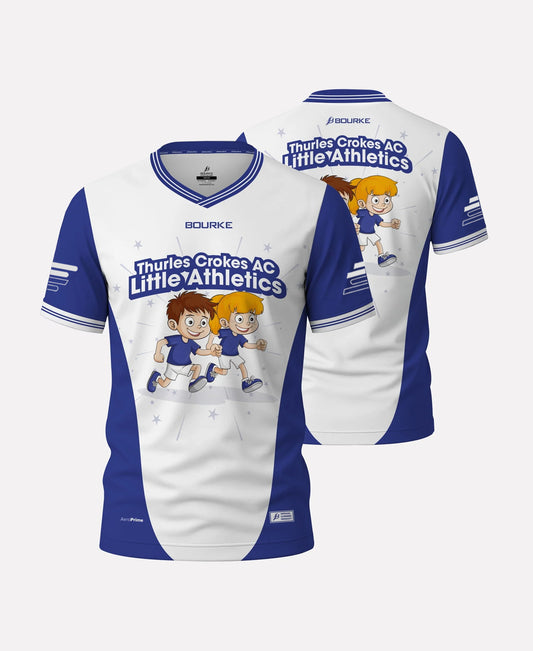 Thurles Crokes AC Little Athletics Jersey (White/Blue)