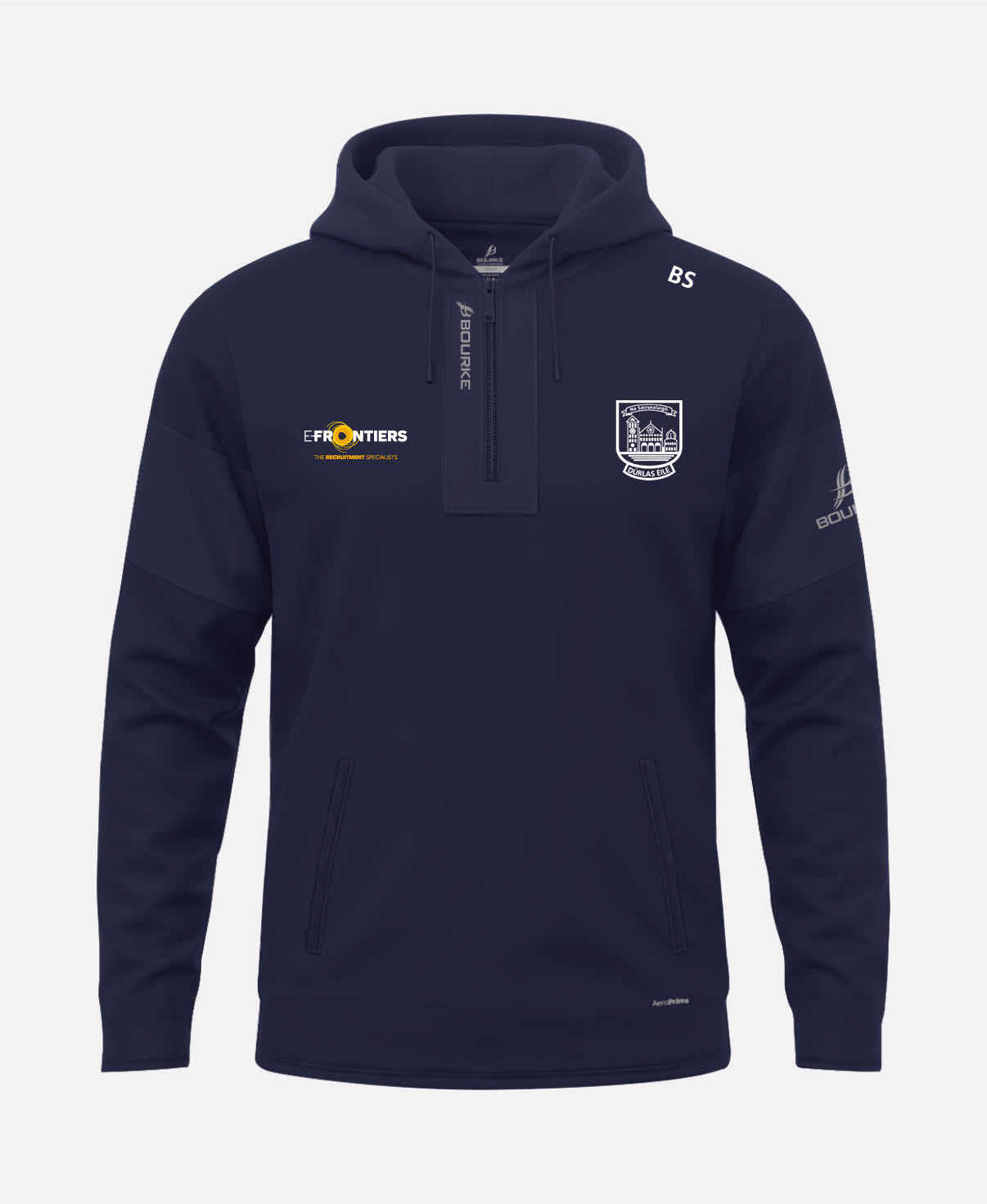 Thurles Sarsfields Camogie TEASRA Half Zip Hoodie (Navy)