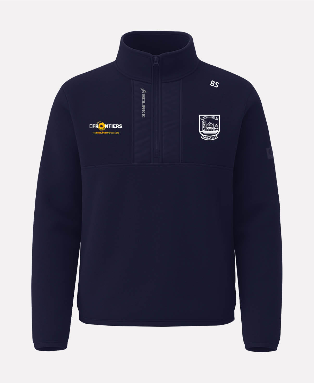 Thurles Sarsfields LGFA TEASRA Half Zip Fleece (Navy) – Bourke Sports ...