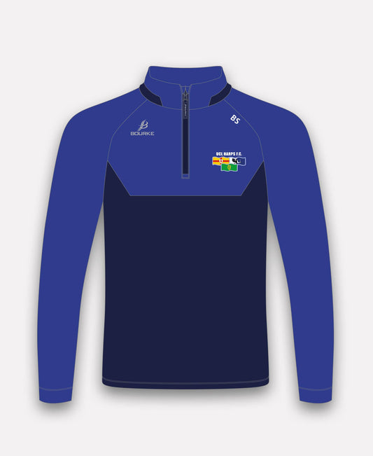 UCL Harps FC BARR Half Zip (Navy/Blue)