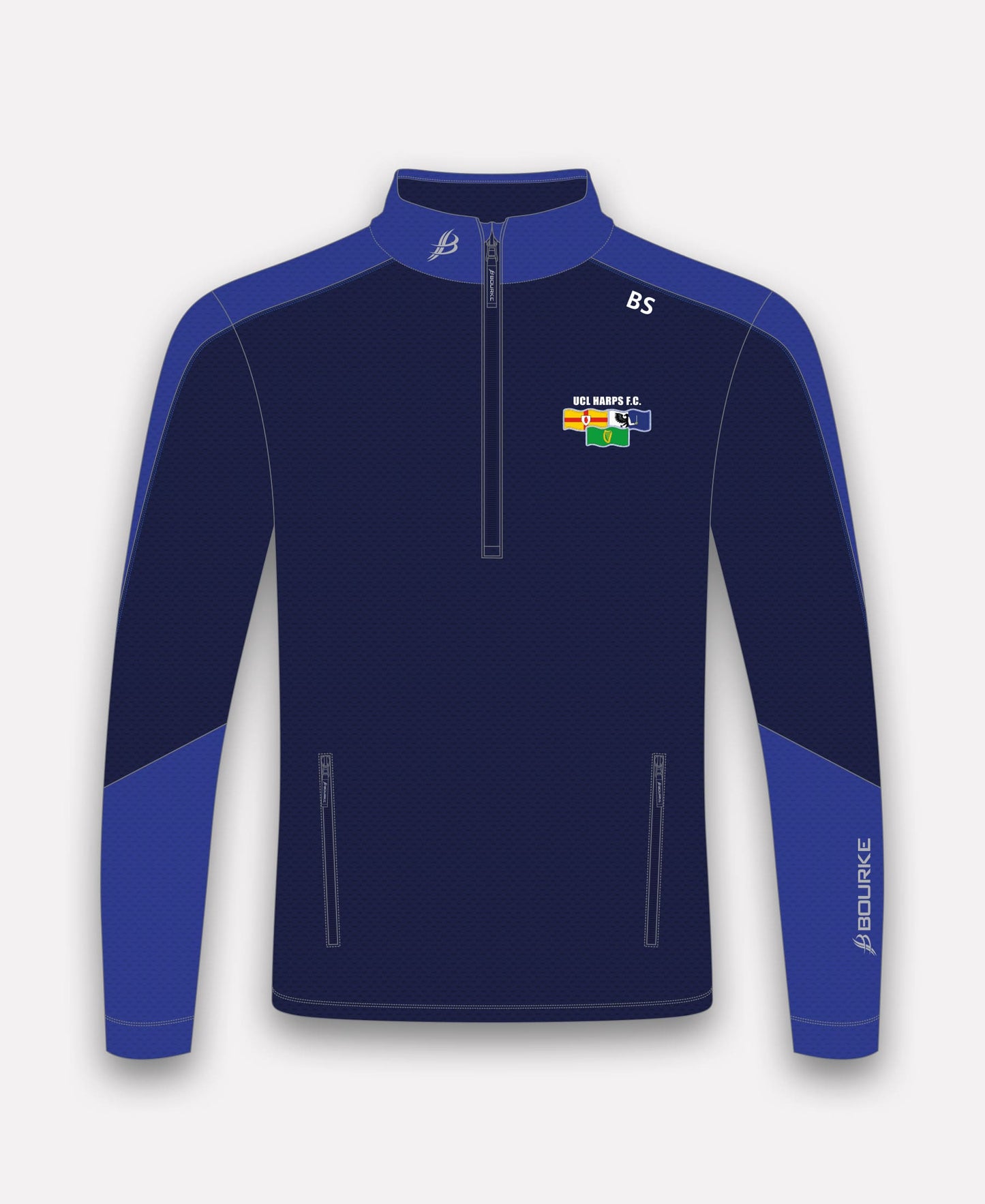 UCL Harps FC Croga Half Zip (Navy/Blue)