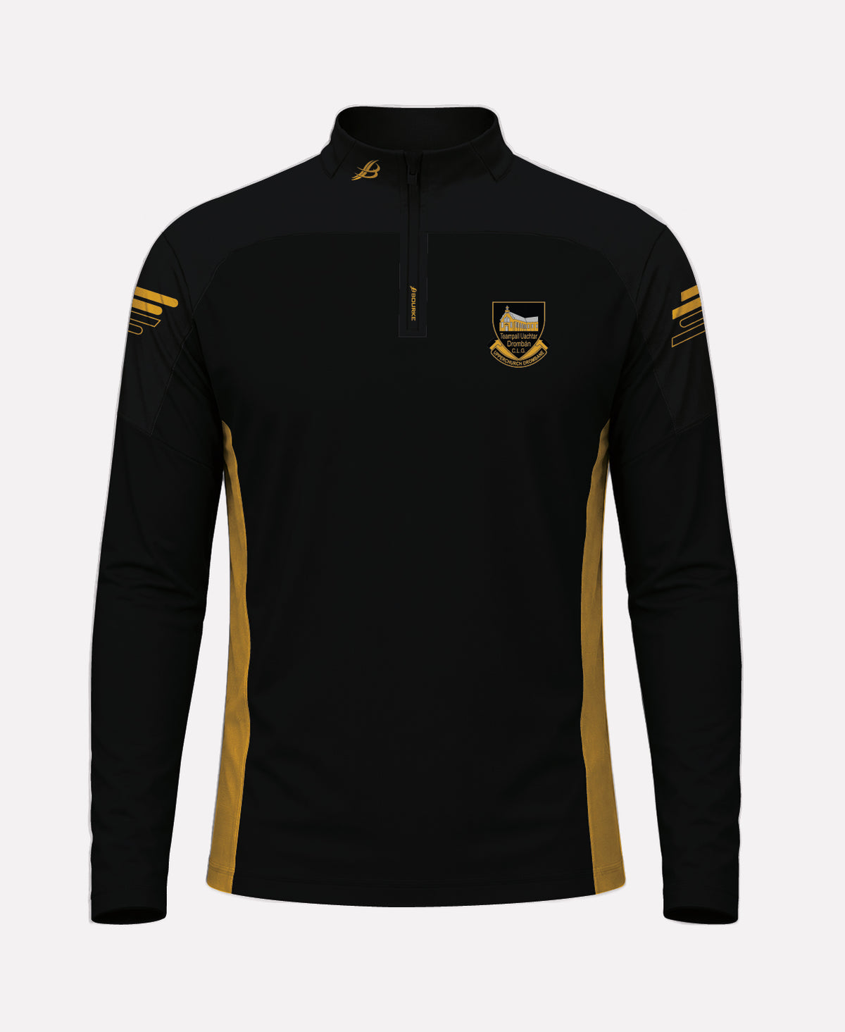 Upperchurch Drombane SORA Half Zip (Black/Amber)