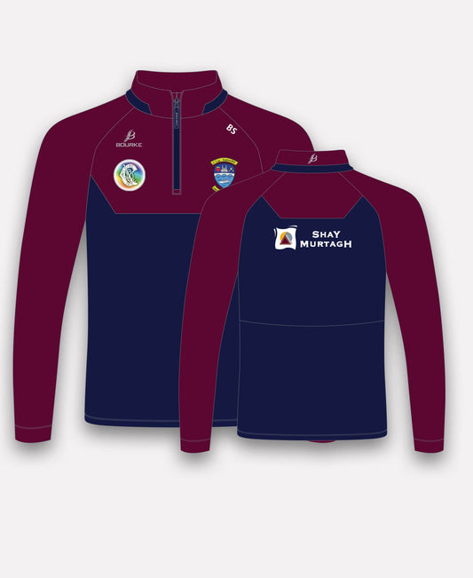 Westmeath Camogie BARR Half Zip (Navy/Maroon)