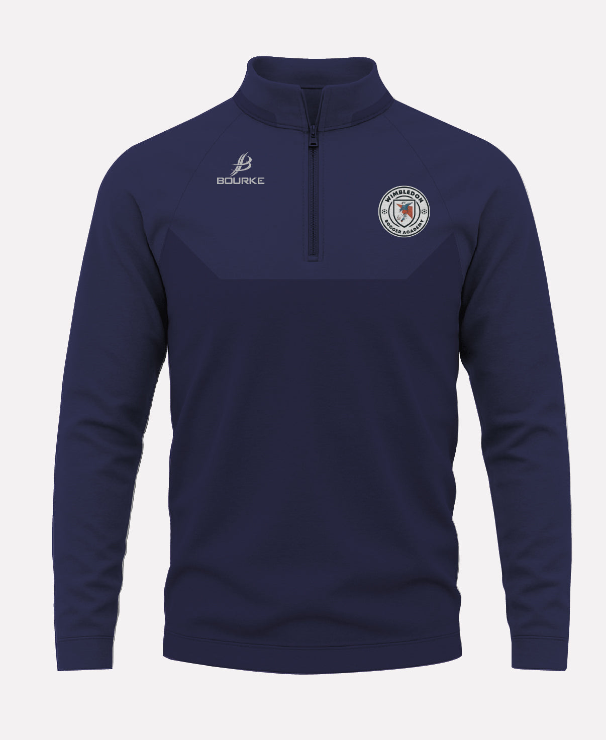 Wimbledon Soccer Academy BARR Half Zip (Navy)