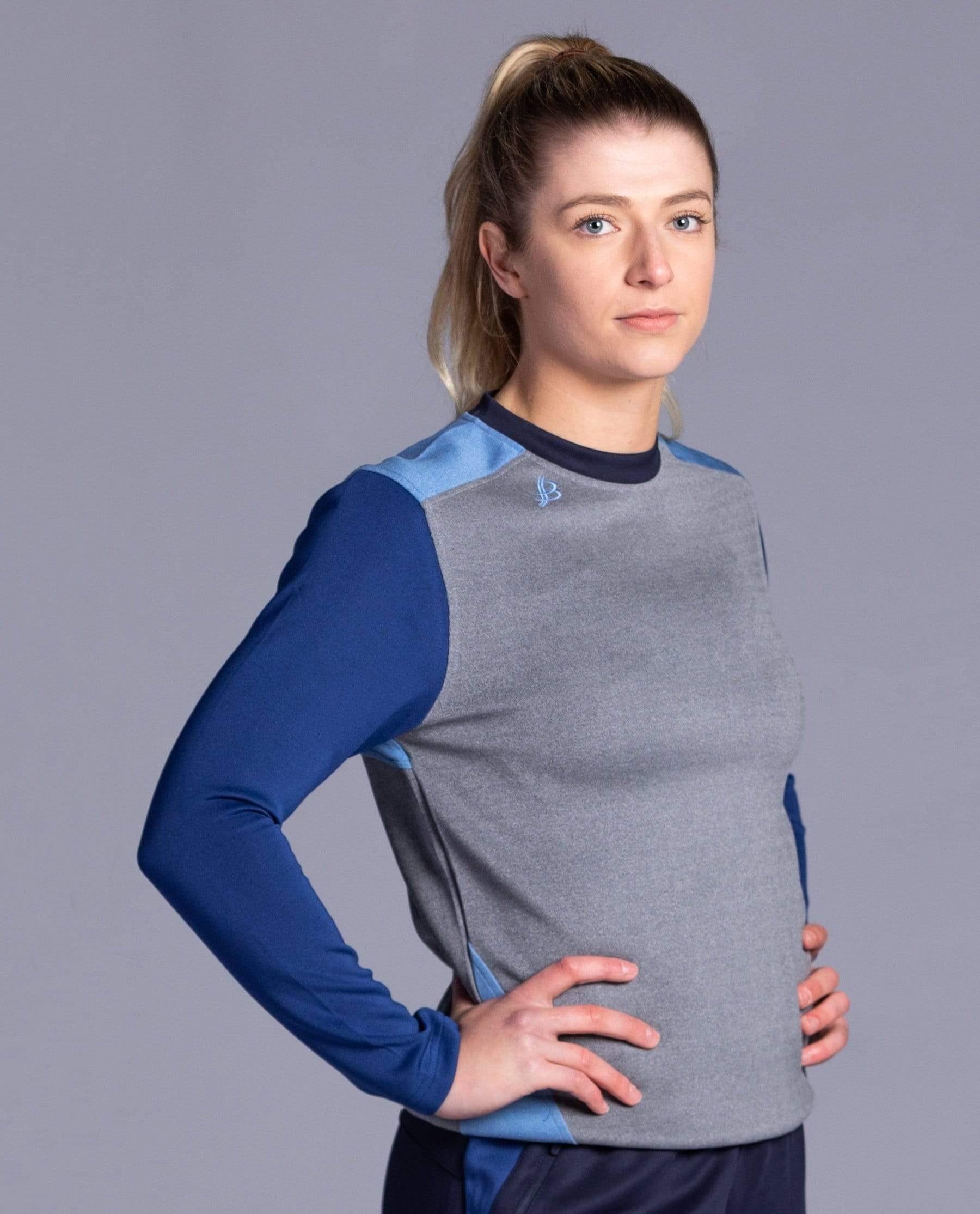 BUA20 Adult Crew Neck (Sky Blue) - Bourke Sports Limited