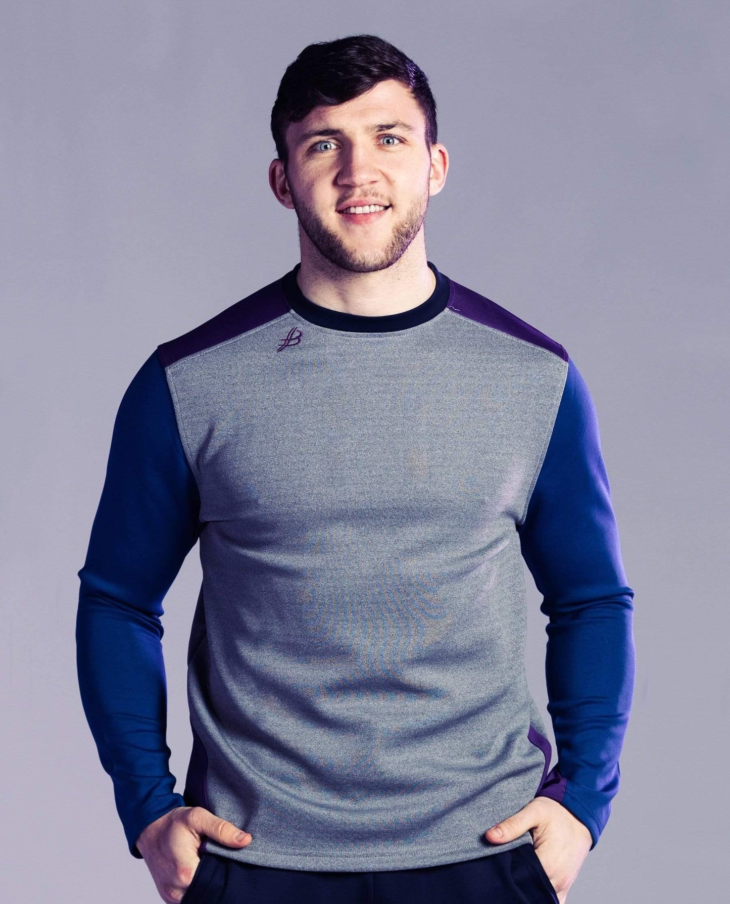 BUA20 Adult Crew Neck (Purple) - Bourke Sports Limited