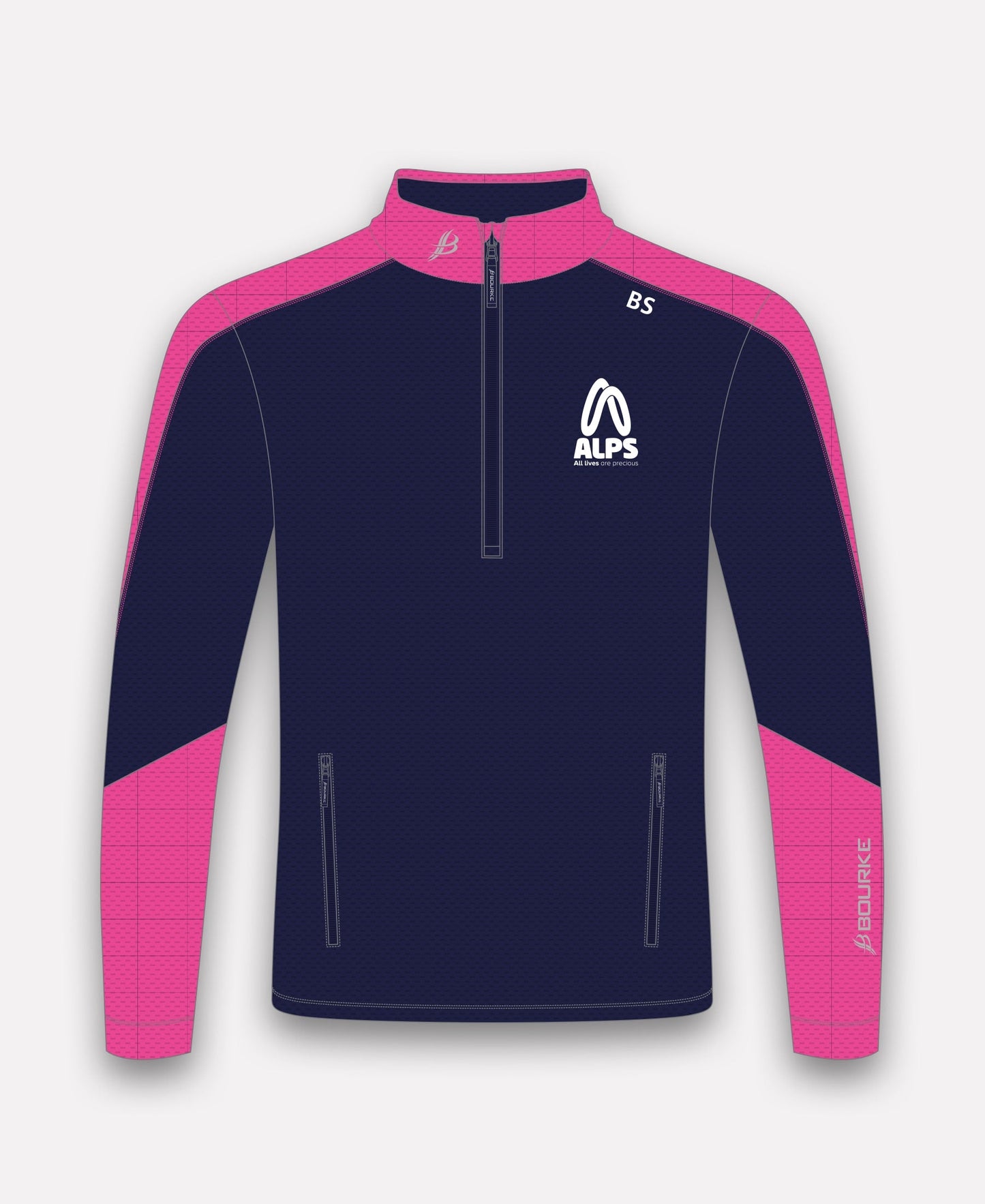 ALPS Croga Half Zip (Navy/Pink)