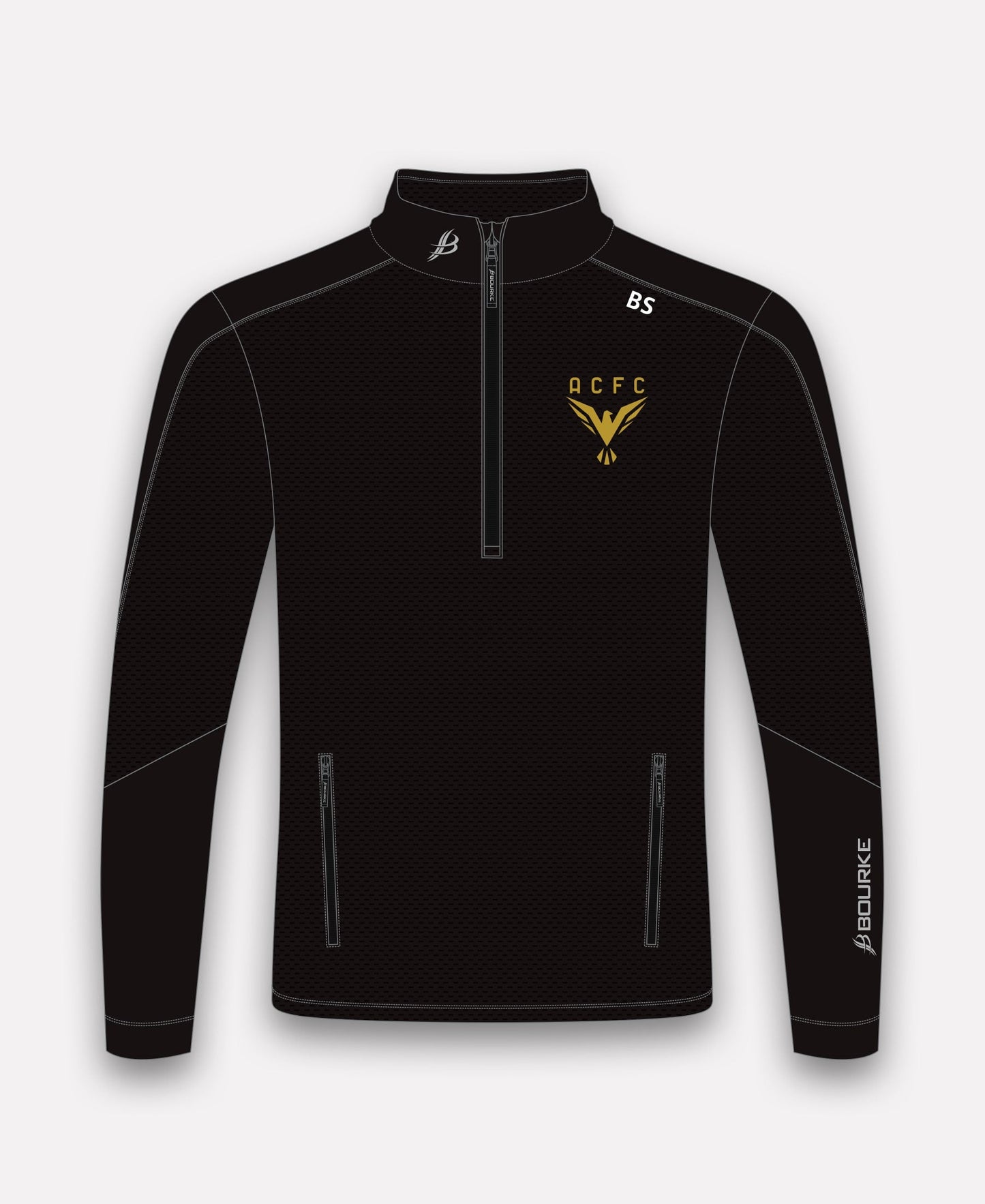 Andersonstown Community FC Croga Half Zip (Black)