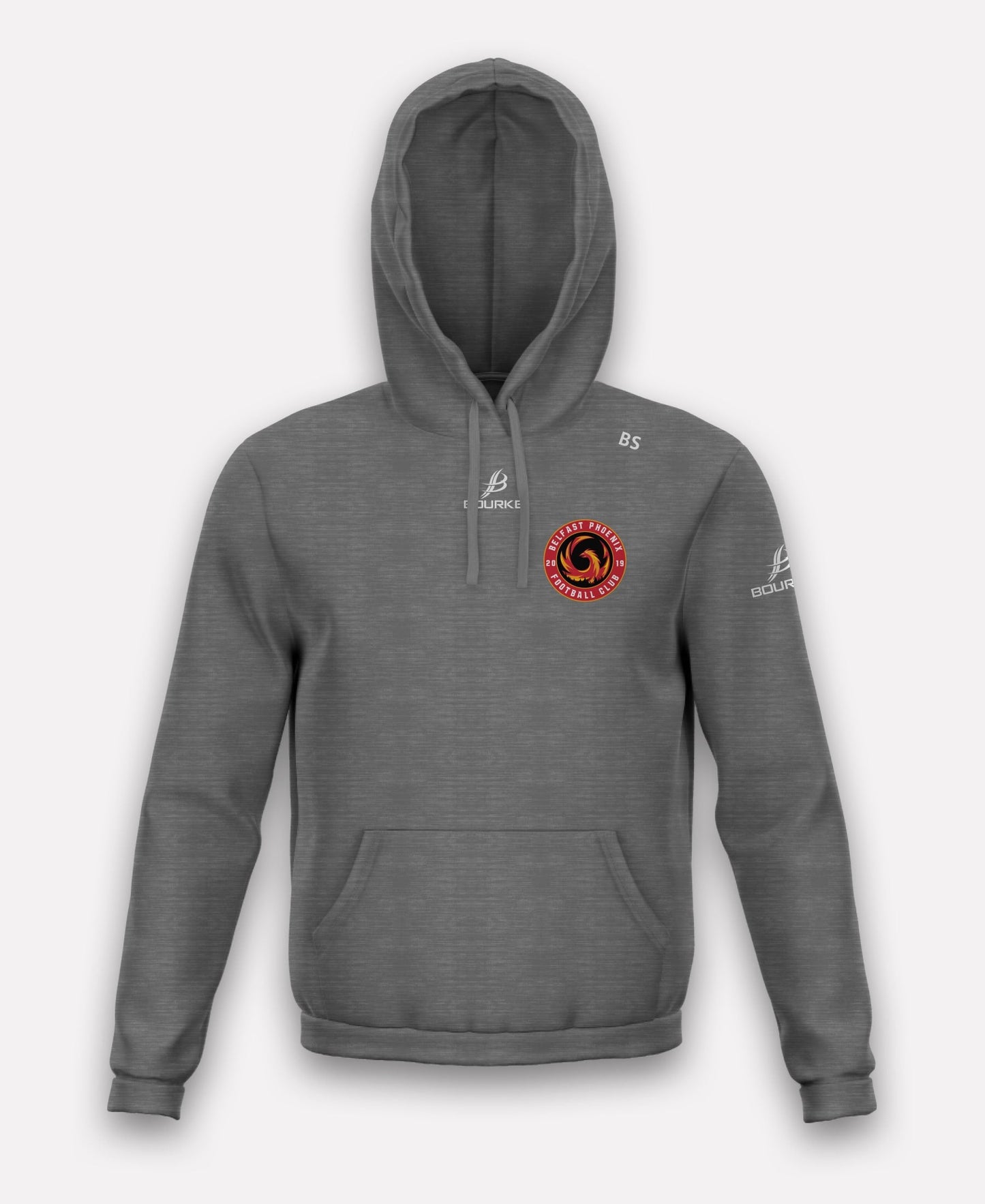 Belfast Phoenix FC Suir Hoody Grey