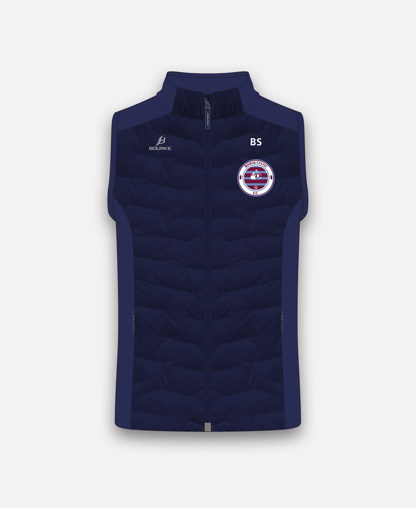 Boher Celtic FC Croga Hybrid Gilet (Navy)