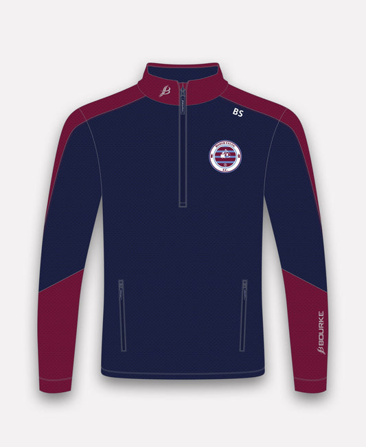 Boher Celtic FC Croga Half Zip (Navy/Maroon)