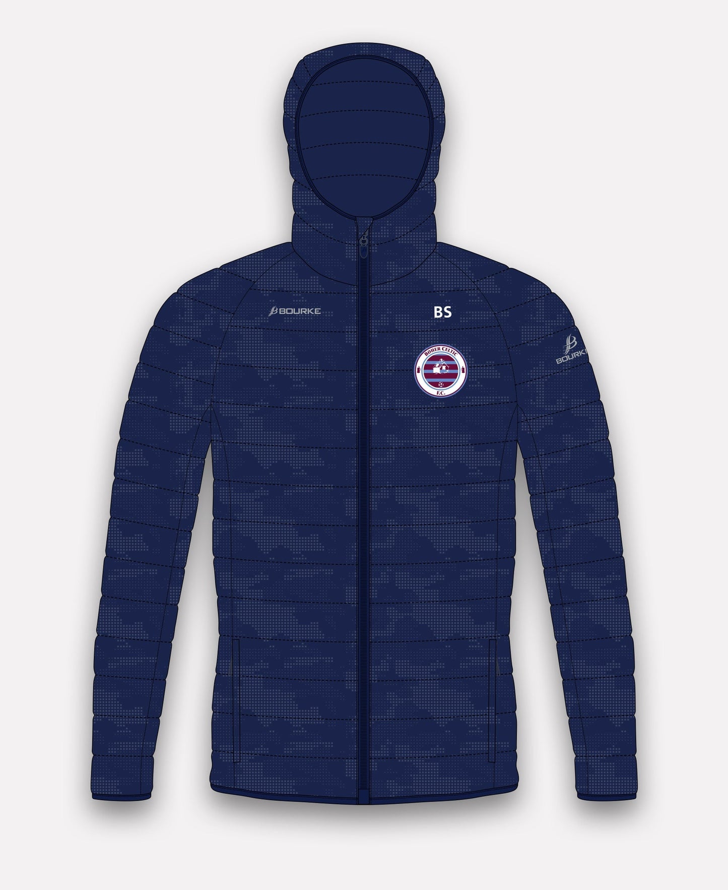 Boher Celtic FC Reflective Camo Jacket (Navy)