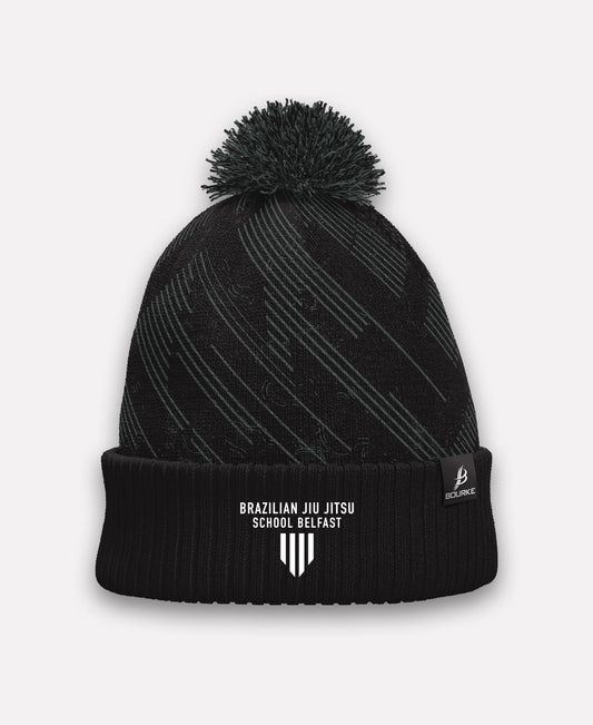 Brazilian Jiu Jitsu BARR Bobble Hat (Black/Grey)