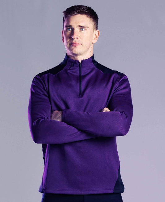 BUA20 Adult Half Zip (Purple) - Bourke Sports Limited