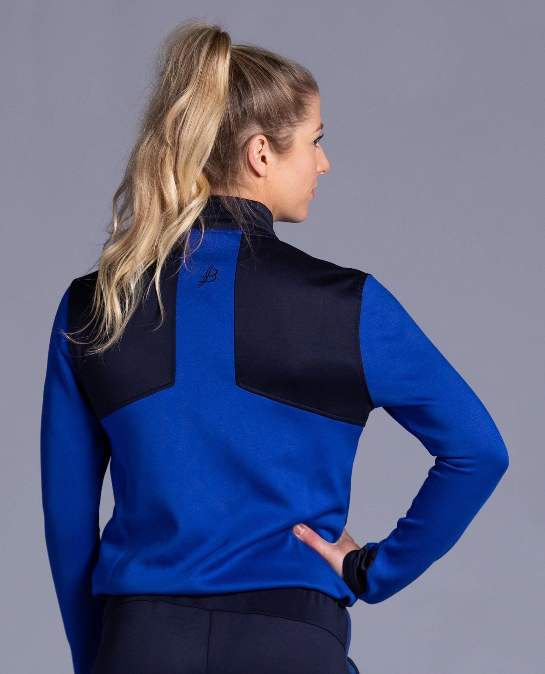 BUA20 Adult Half Zip (Blue) - Bourke Sports Limited