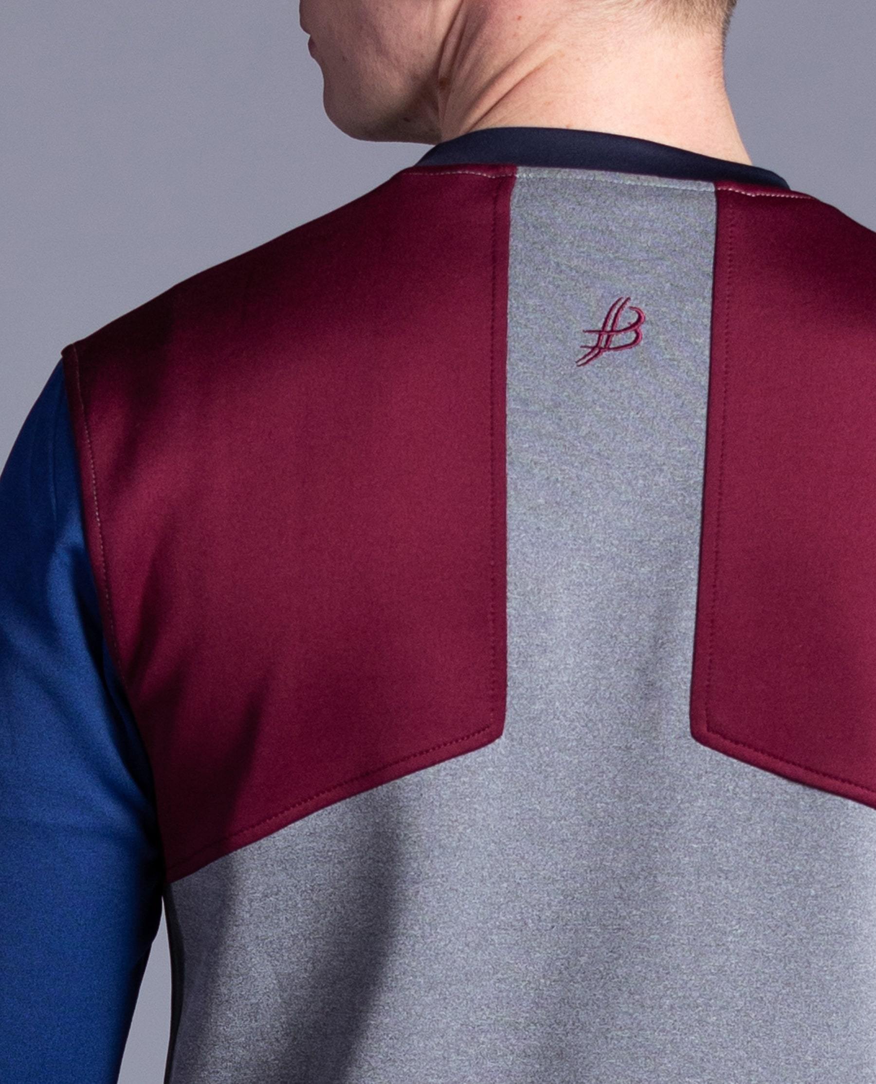 BUA20 Adult Crew Neck (Maroon) - Bourke Sports Limited