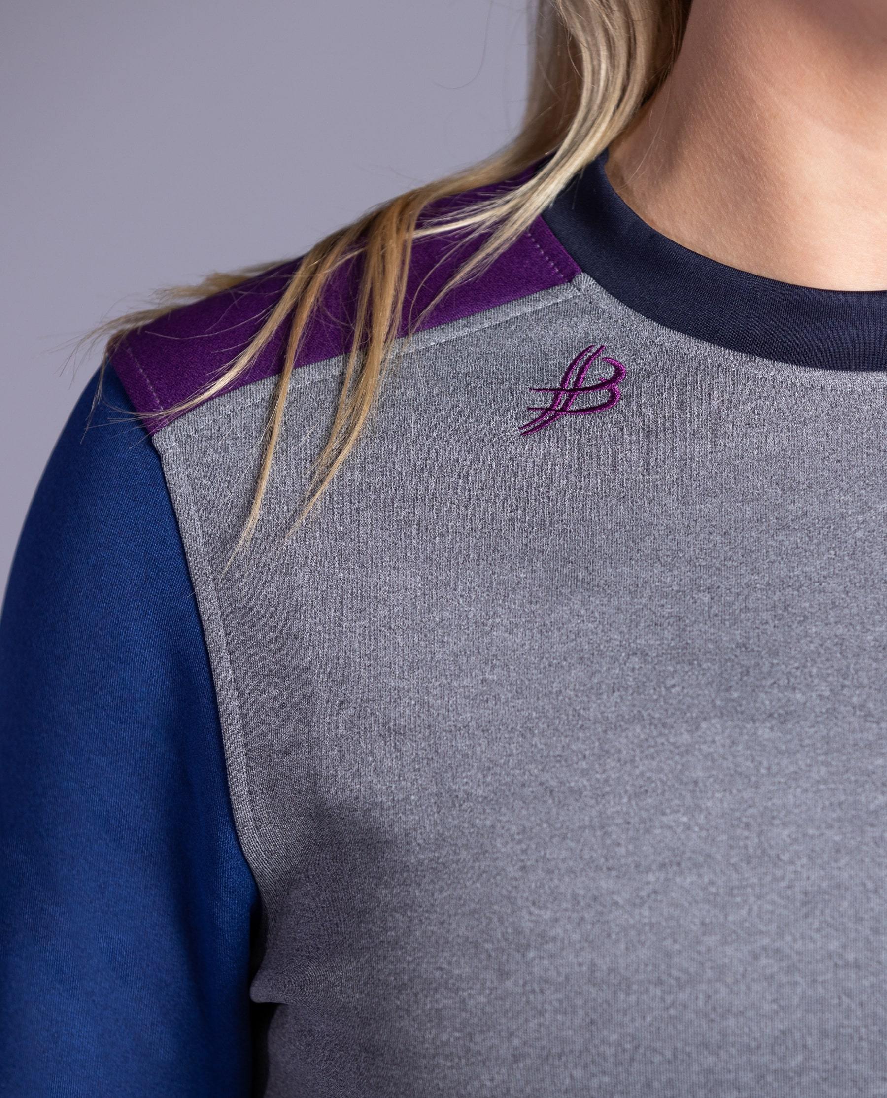 BUA20 Adult Crew Neck (Purple) - Bourke Sports Limited