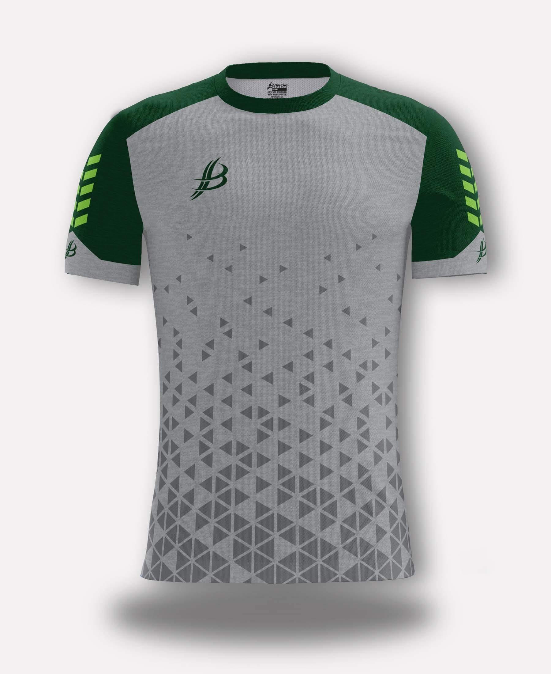 BUA20 Adult Jersey (Grey/Aussie Green/Lime Green) - Bourke Sports Limited