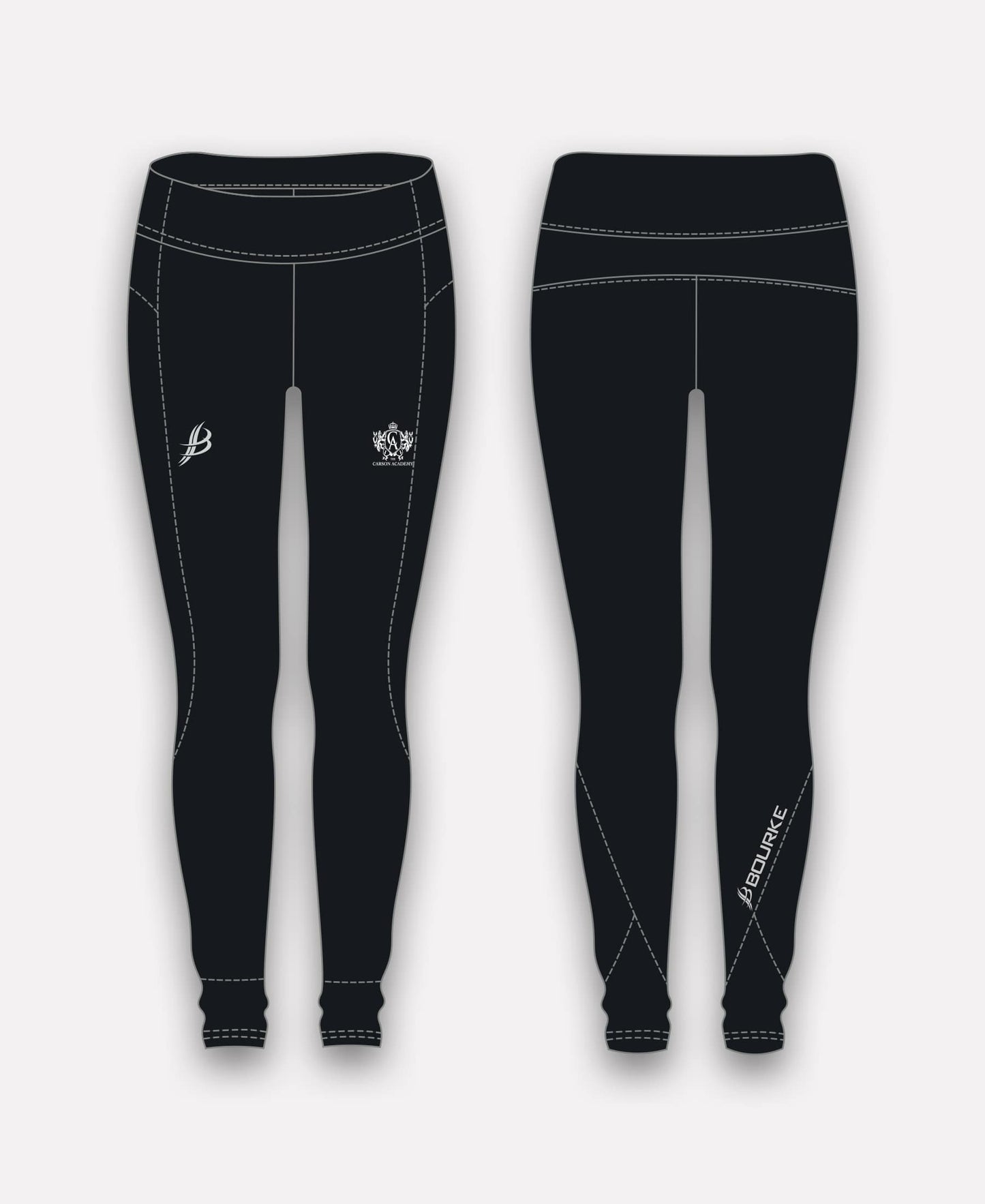 The Carson Academy School Of Irish Dance Beo Leggings (Black)