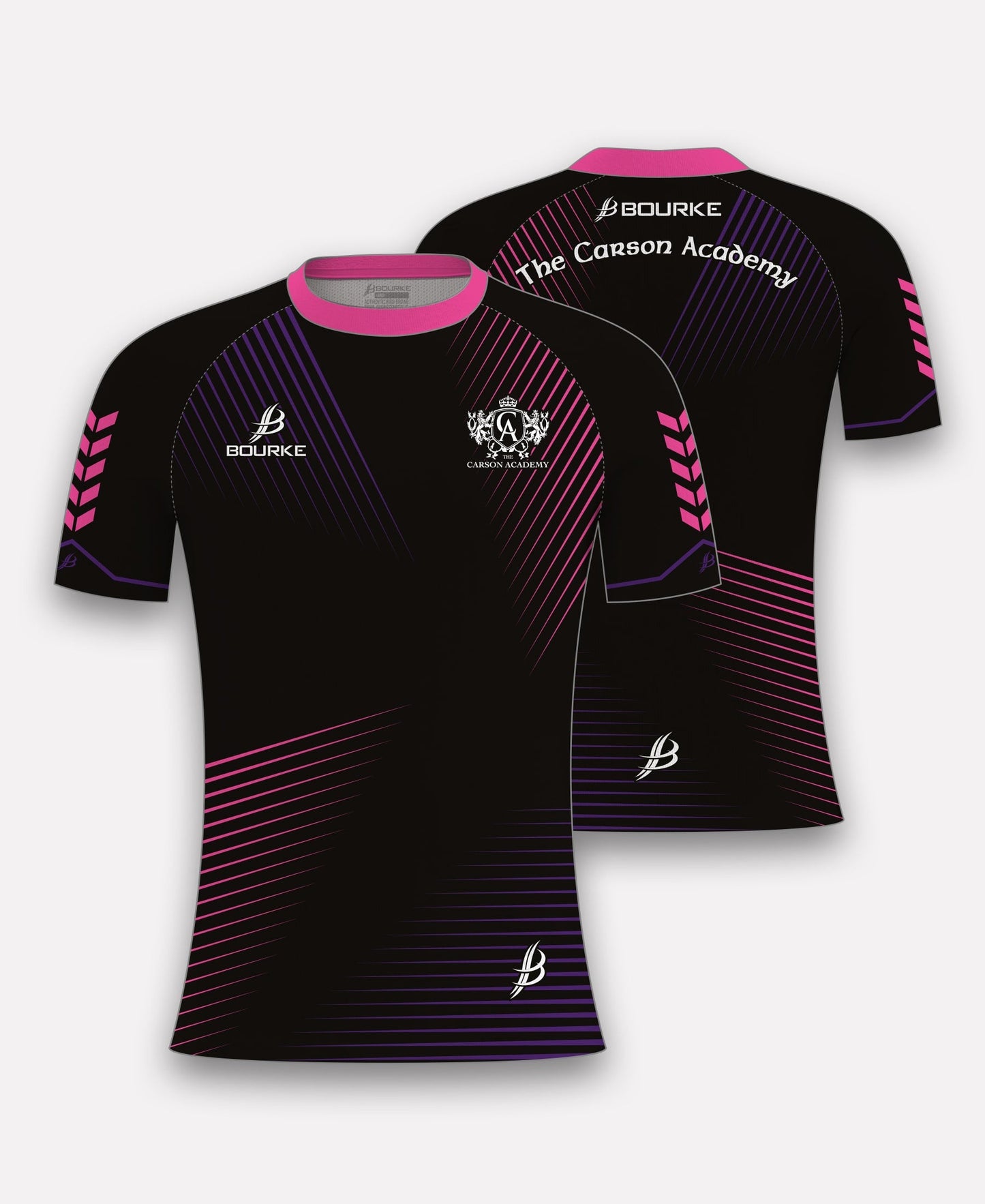 The Carson Academy School Of Irish Dance Jersey (Black/Pink)