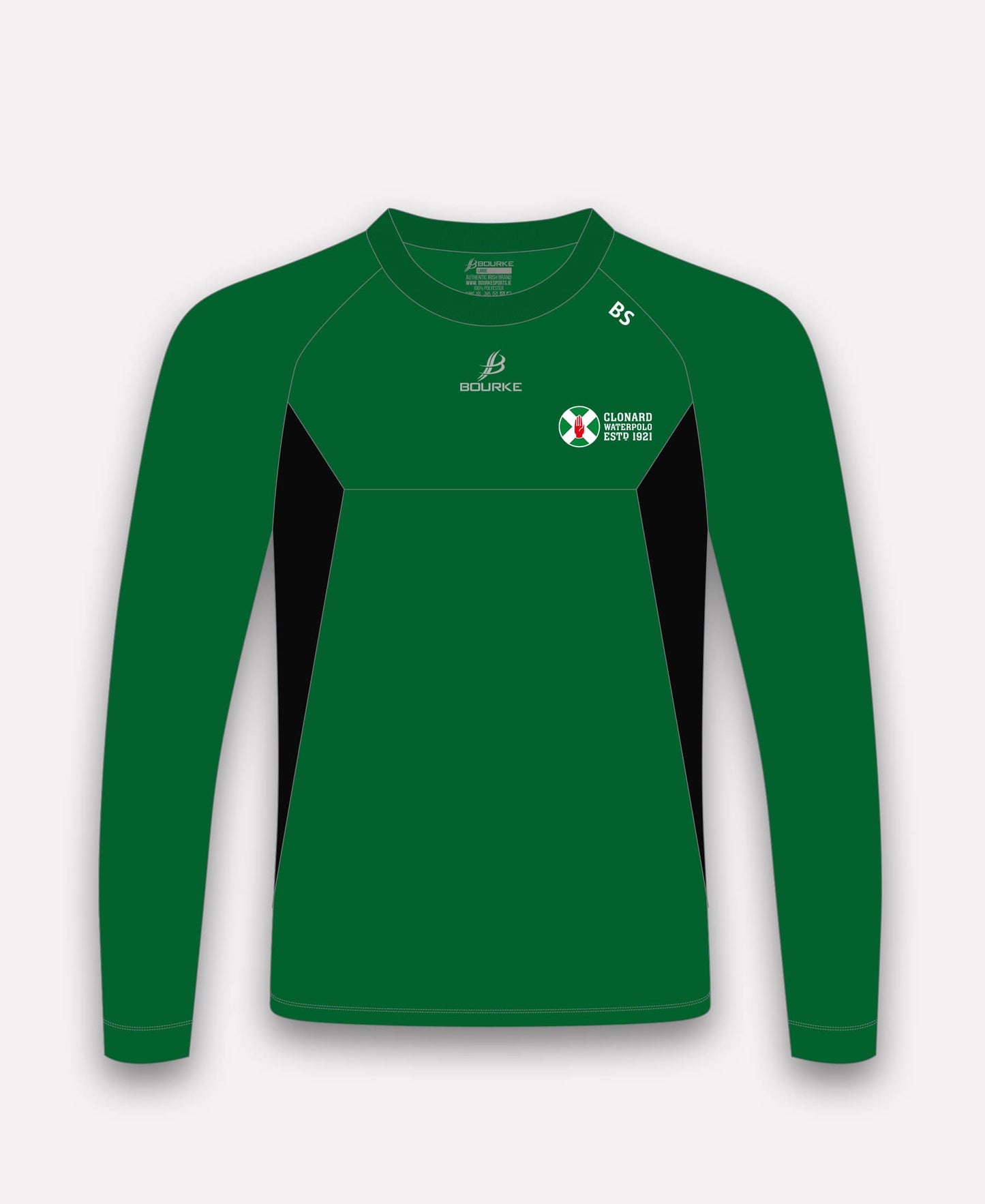 Clonard Waterpolo BARR Crew Neck (Green/Black)