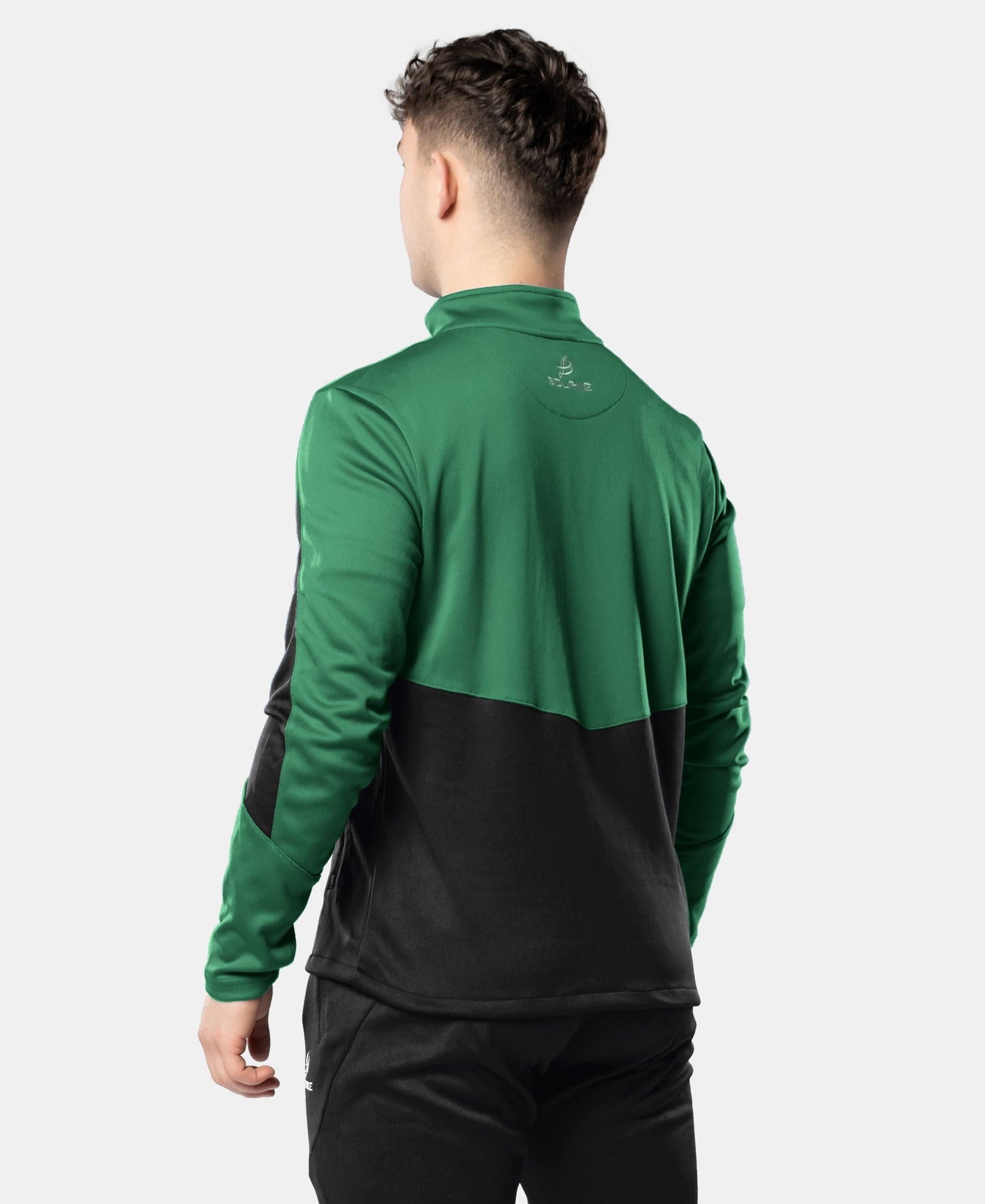 Cróga Adult Half Zip (Black/Green)