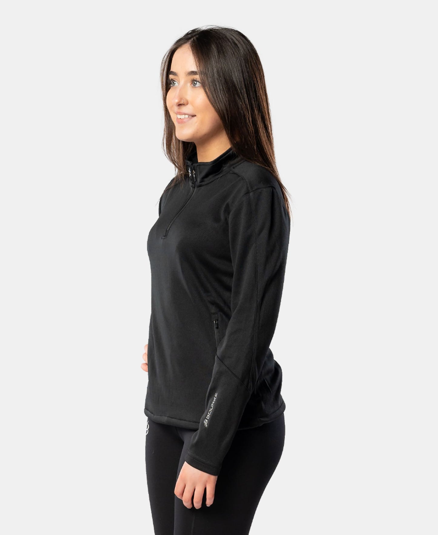 Cróga Adult Half Zip (Black)